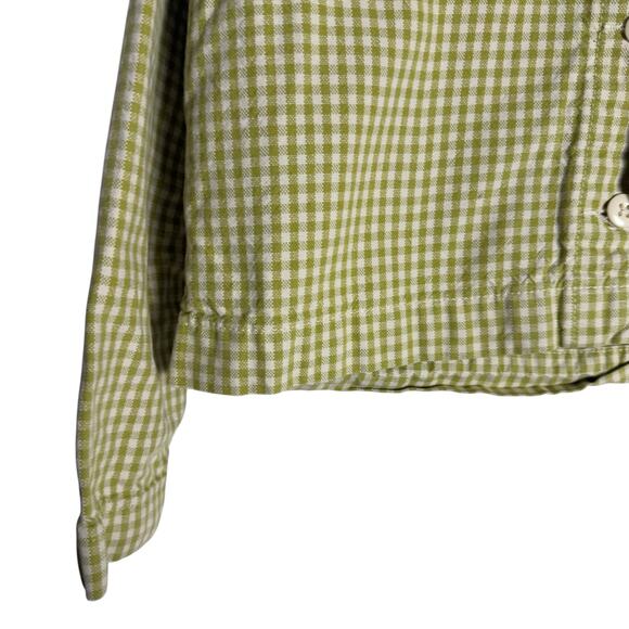 Levi’s Janey Check Green Plaid Button Front Jacket Size Medium - Picture 8 of 15